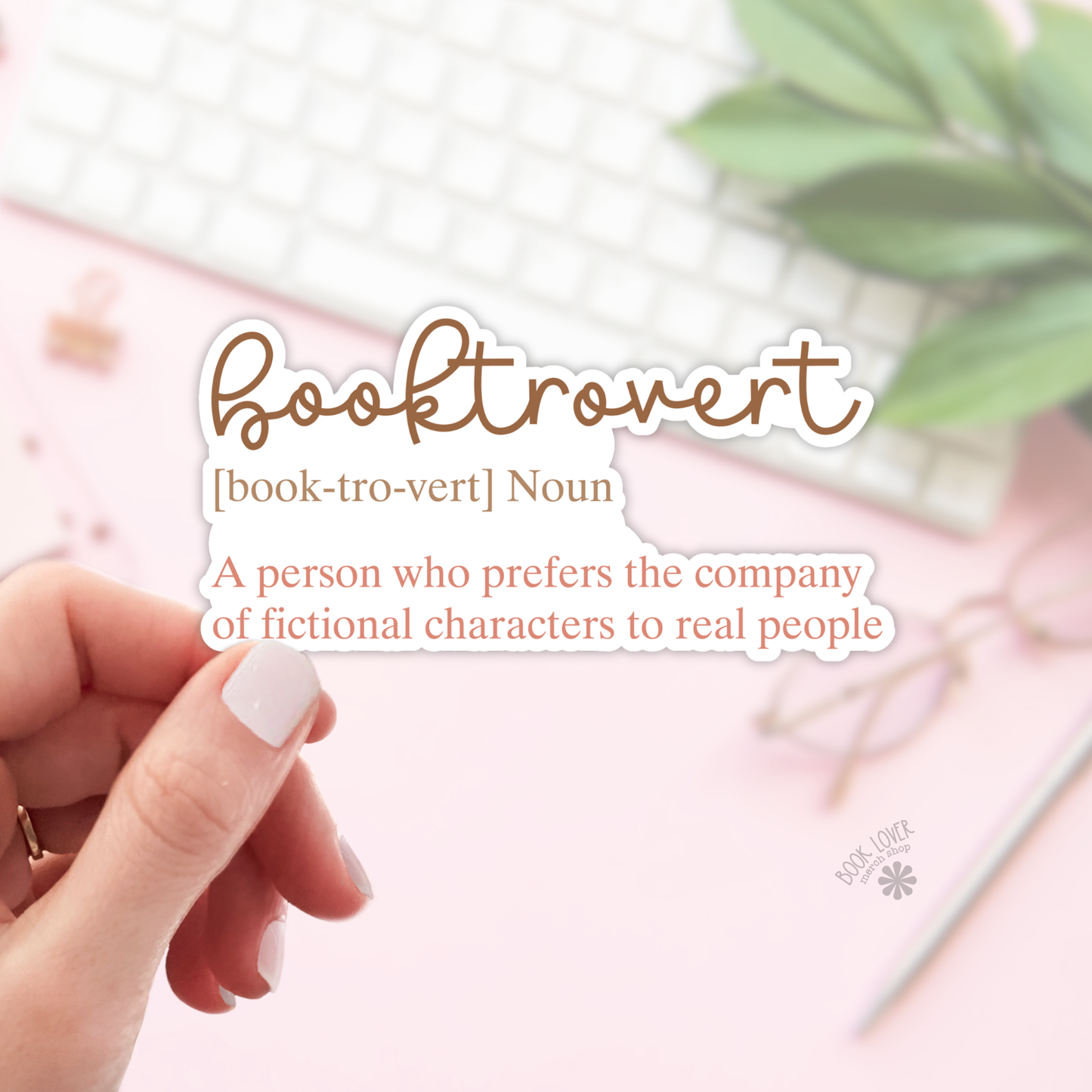 Booktrovert Sticker