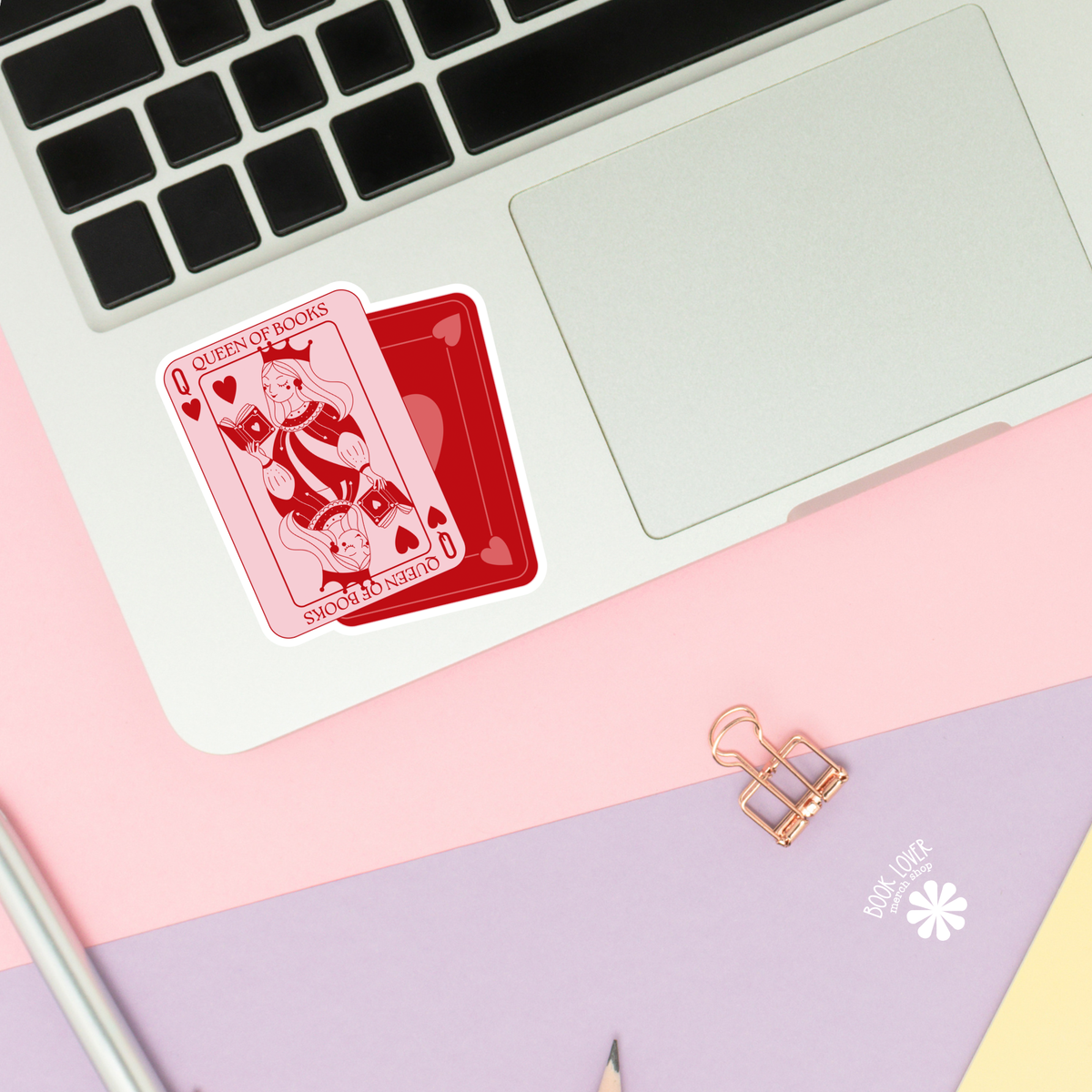 Queen Of Books Stickers