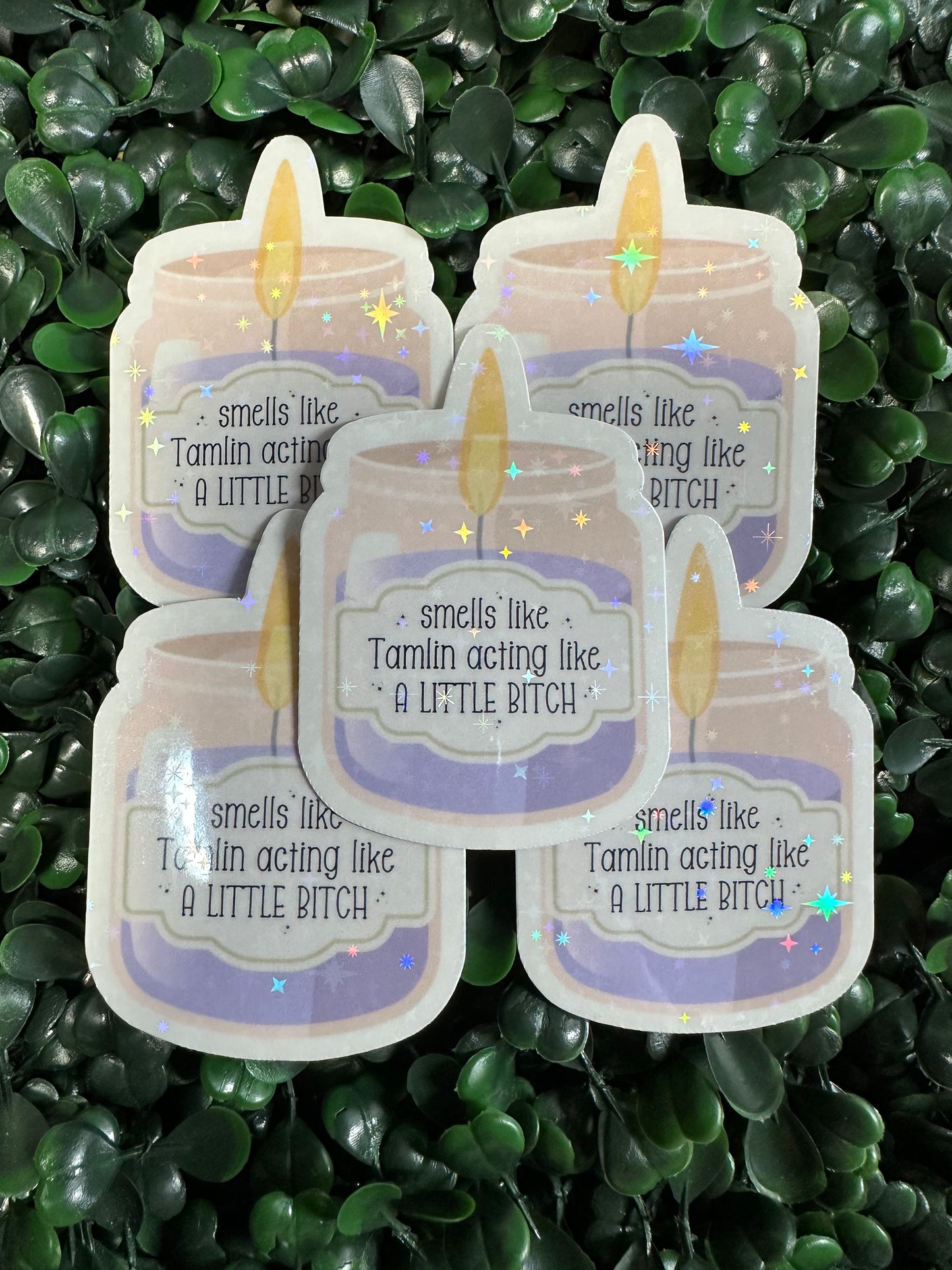 Tamlin Candle Sticker