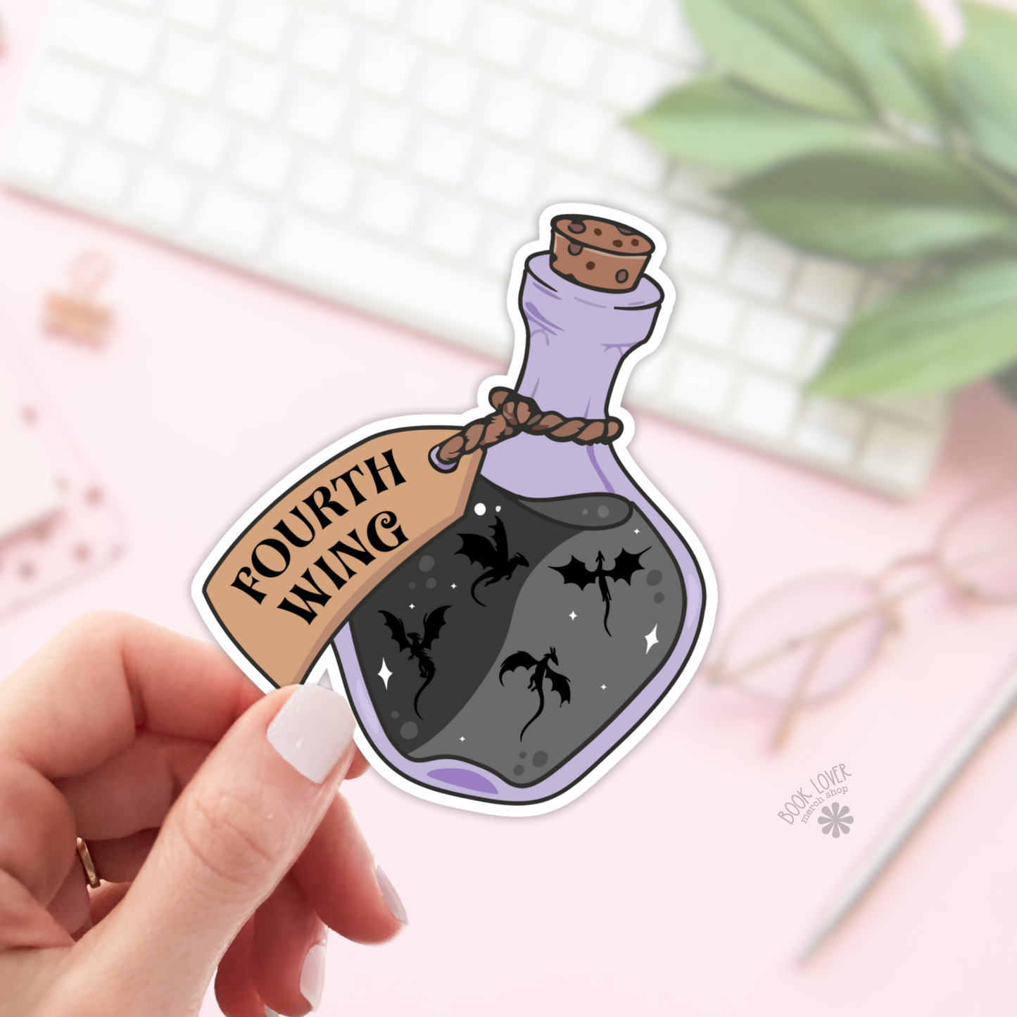 Fourth Wing Potion Sticker