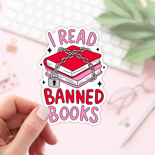 I Read Banned Books Sticker