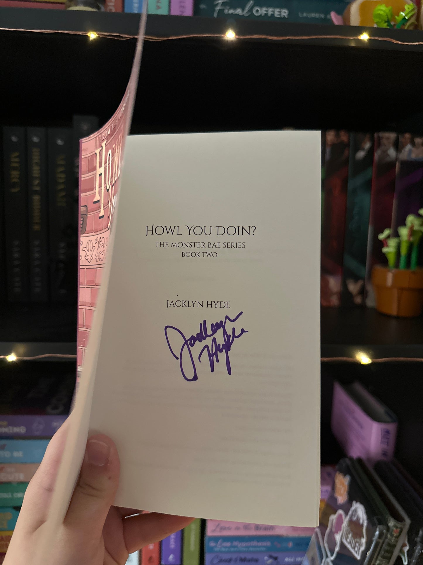 Howl You Doin? (Signed, Monster Bae #2)