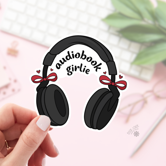 Audiobooks Girlie Sticker