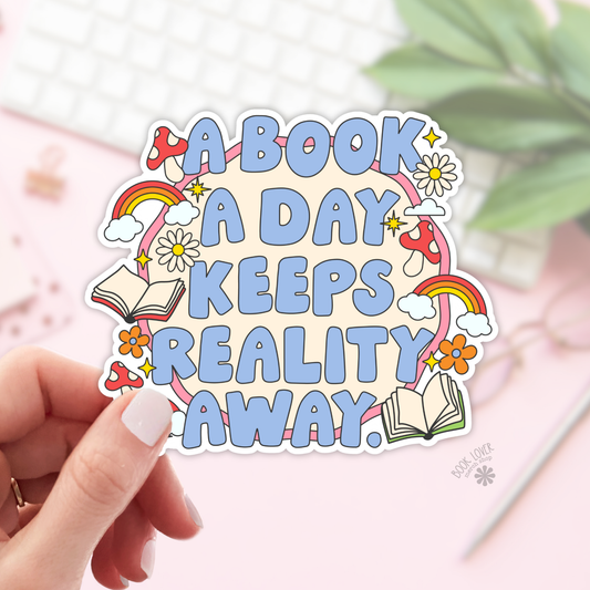 A Book A Day Sticker