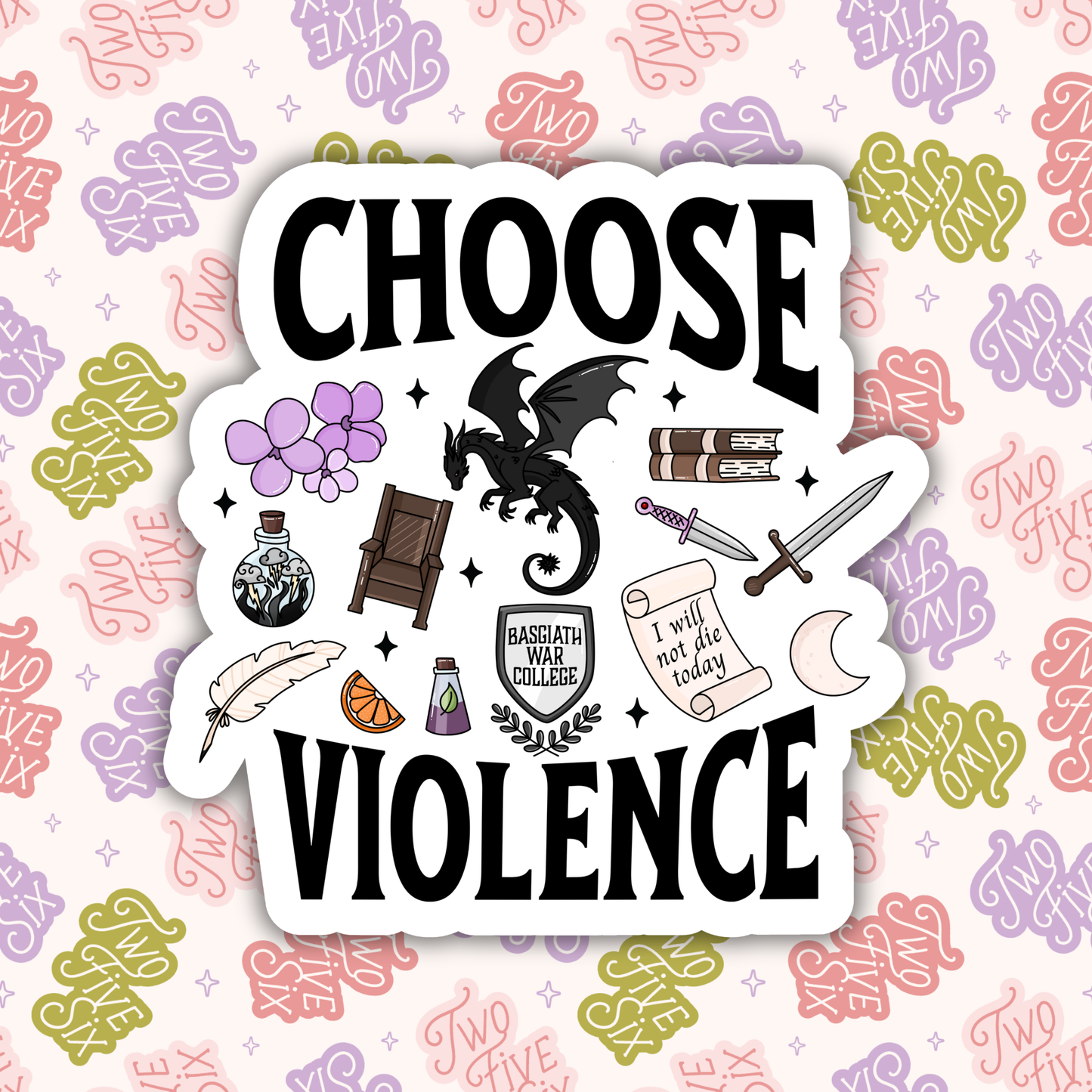 Choose Violence Sticker