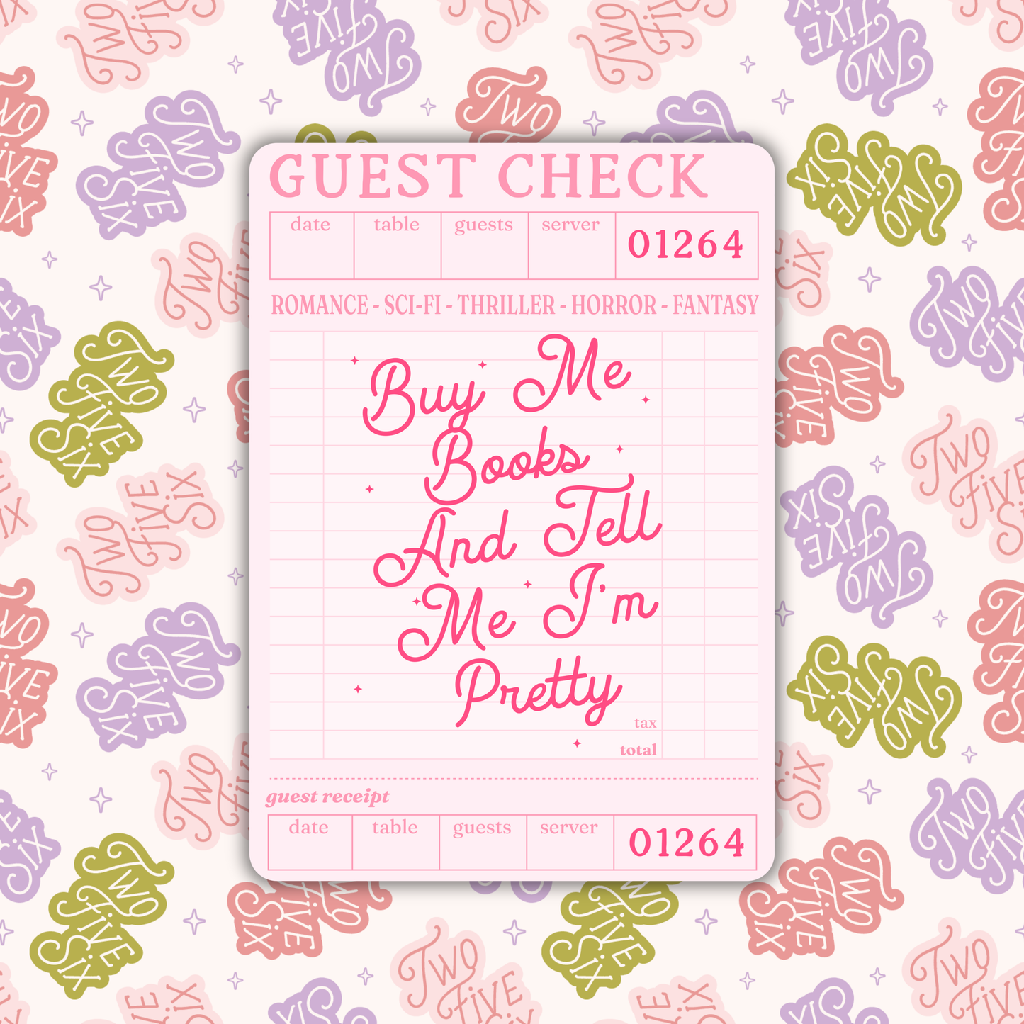Buy Me Books And Tell Me I'm Pretty Sticker
