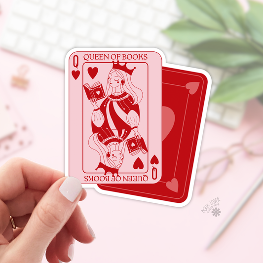 Queen Of Books Stickers