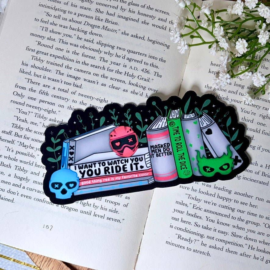 Into the Darkness Inspired Handrawn Laminated Bookmark
