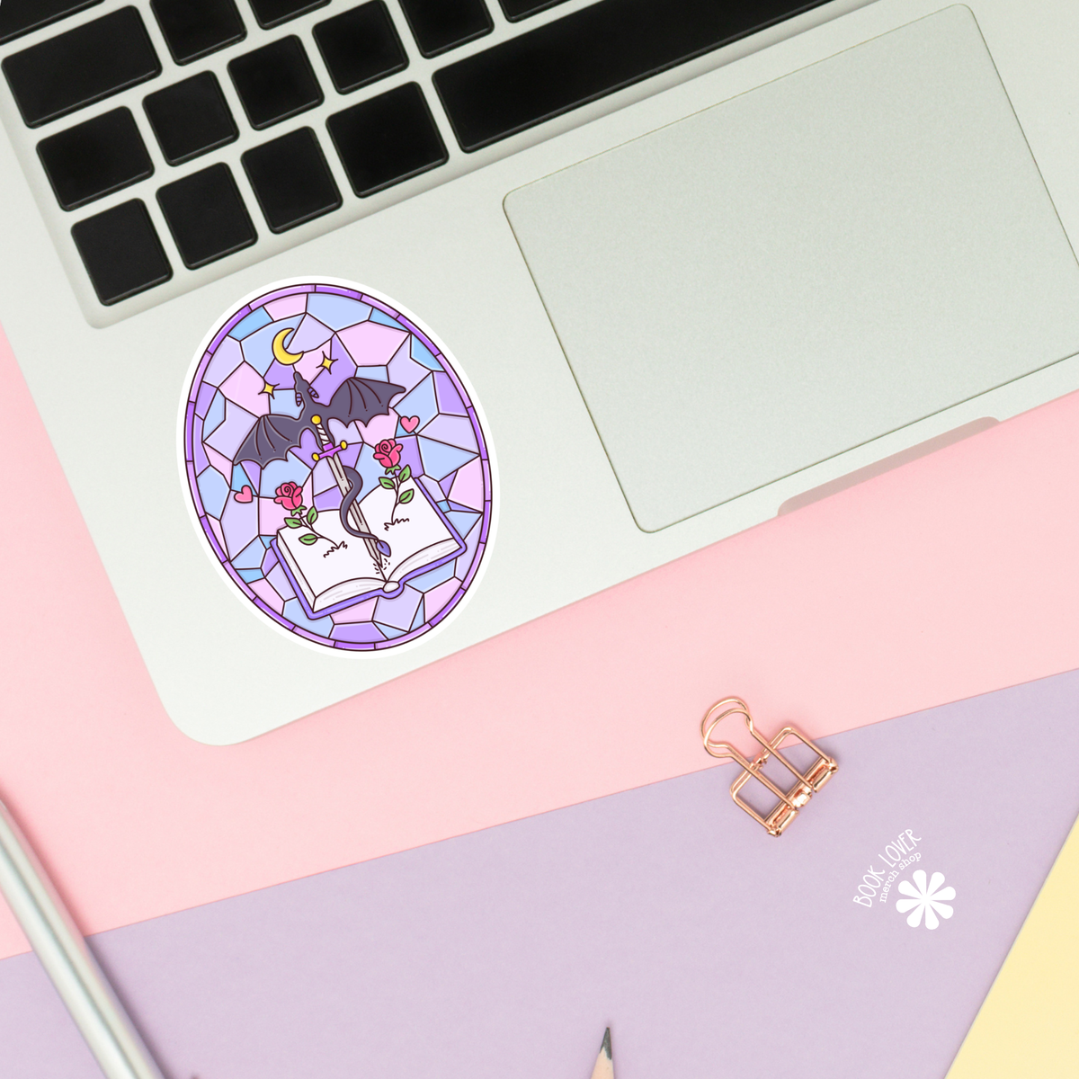Dragon Stained Glass Sticker