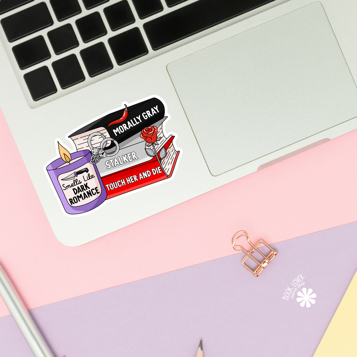 Smells Like Dark Romance Sticker