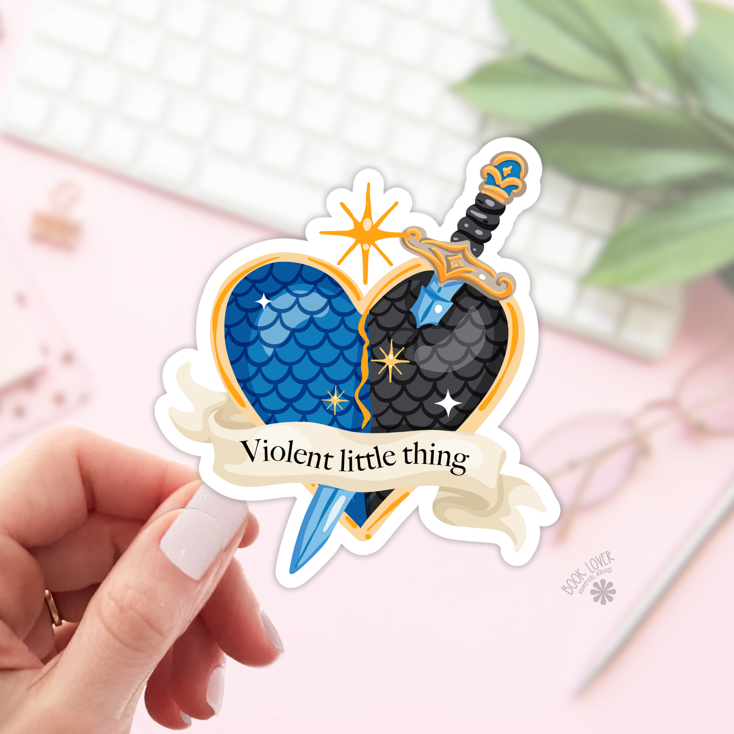 Violent Little Thing Heart Sticker