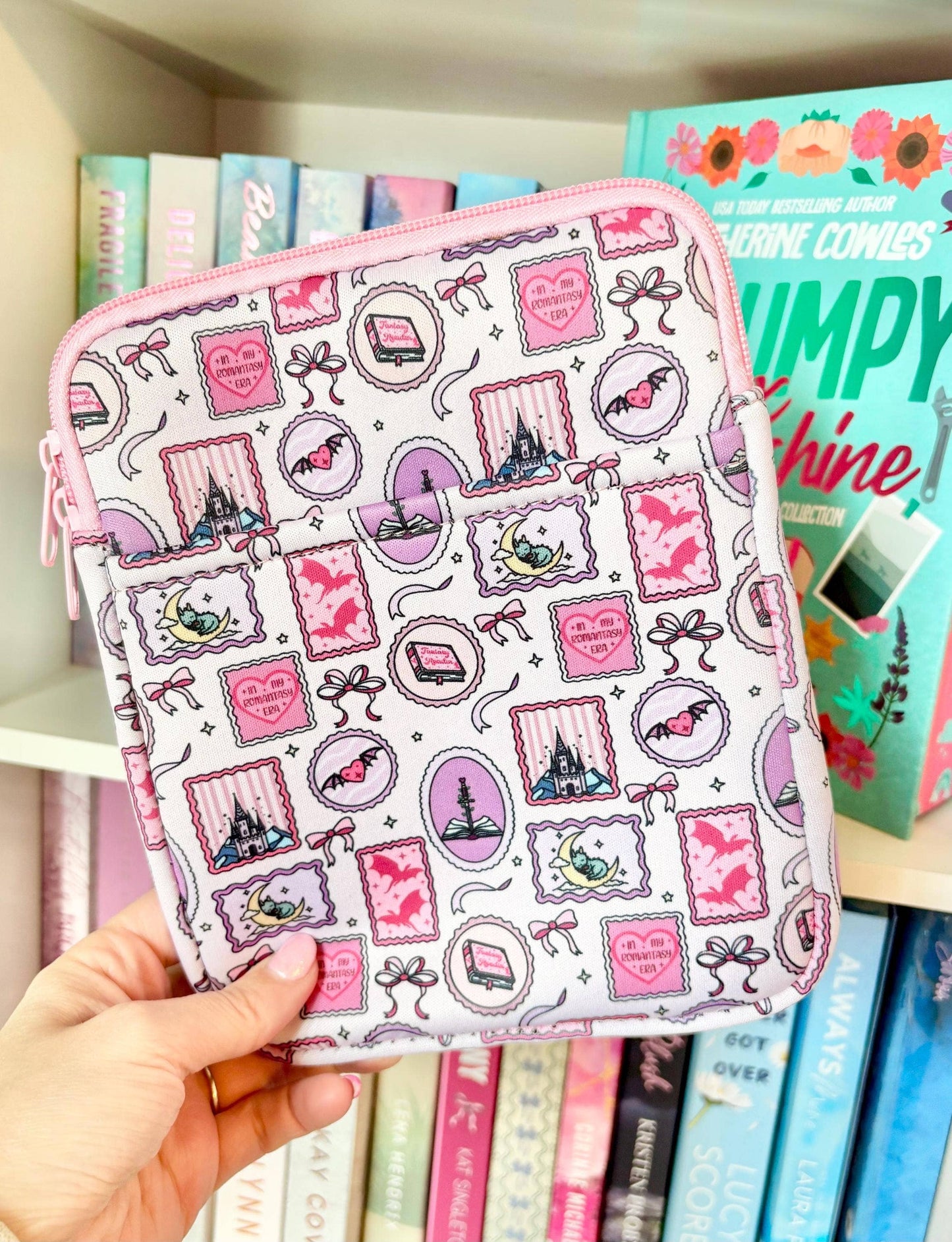 Pink Romantasy Kindle Sleeve 