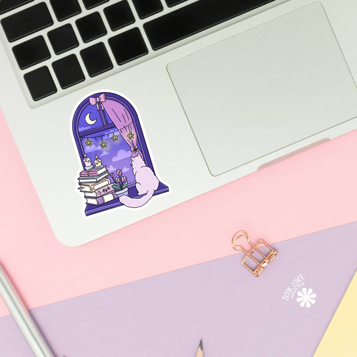 Cozy Cat Sticker
