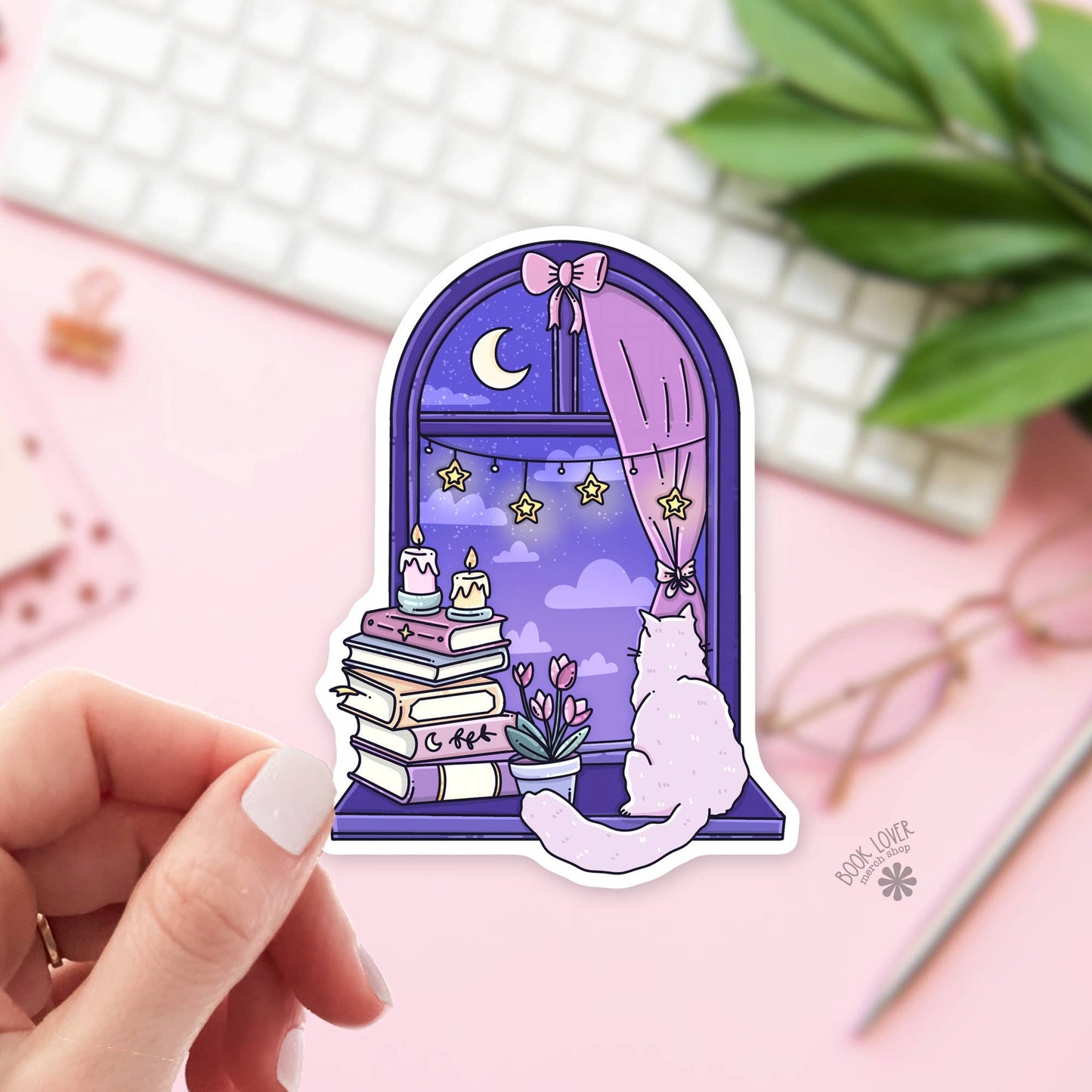 Cozy Cat Sticker