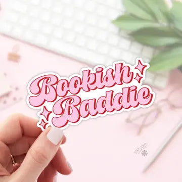 Bookish Baddie Sticker