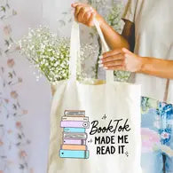 Booktok Made Me Tote Bag