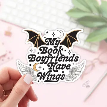 Boyfriends Have Wings Sticker