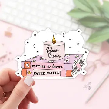 Slow Burn Candle Sticker