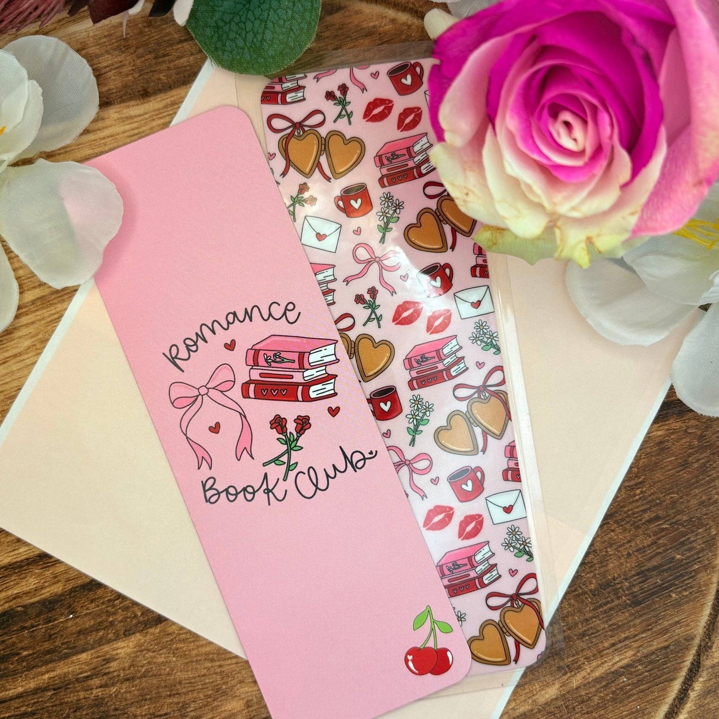 Romance Book Club Dual-Sided Cardstock Bookmark