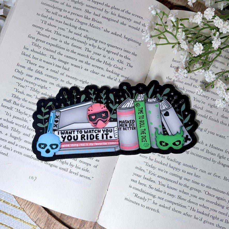 Into the Darkness Inspired Handrawn Laminated Bookmark