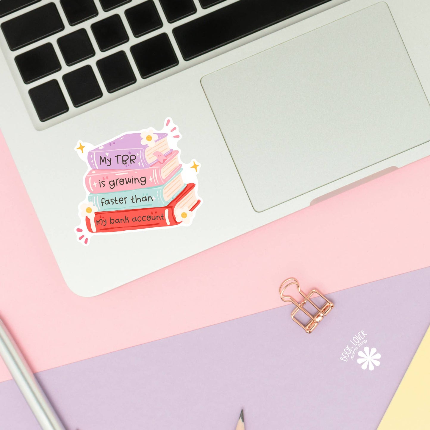 My TBR Grows Faster Sticker