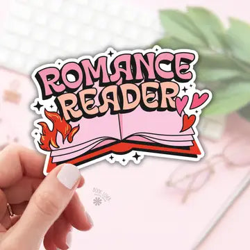 Romance Reader Sticker