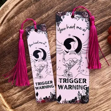 Trigger Warning Bookmark